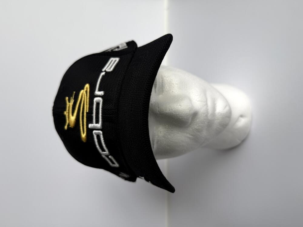 Cobra Golf Hat Cap Fitted Mens XL Black New Era FootJoy Pro V1 Stretch Logo